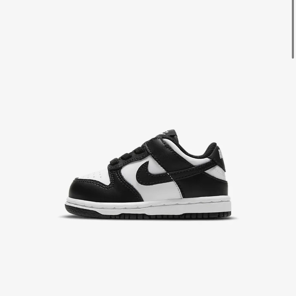 Nike toddler dunk panda black and white